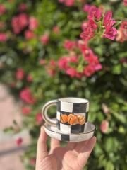 Balkabaklı Damalı Fincan