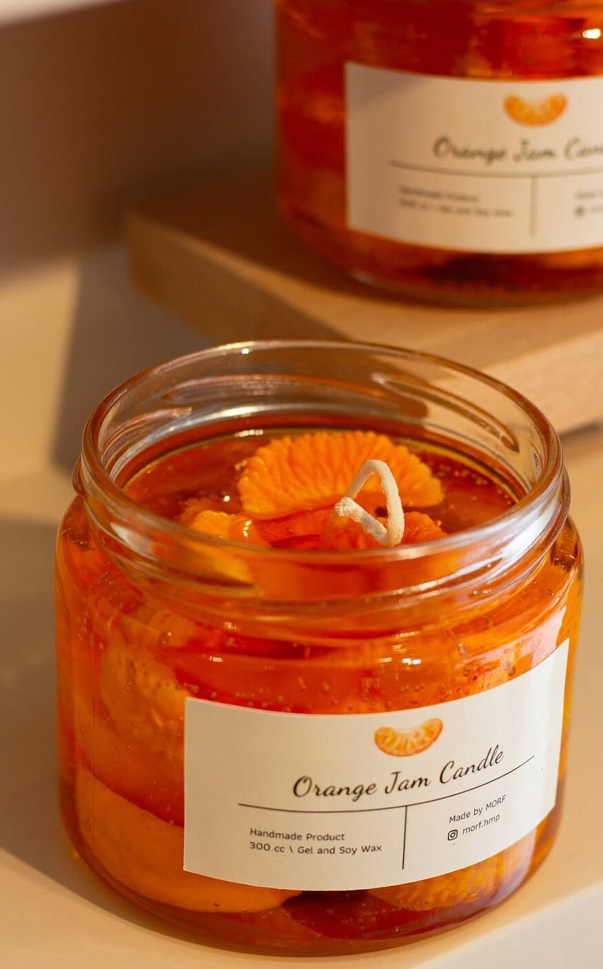 Mandalina Reçeli Mum