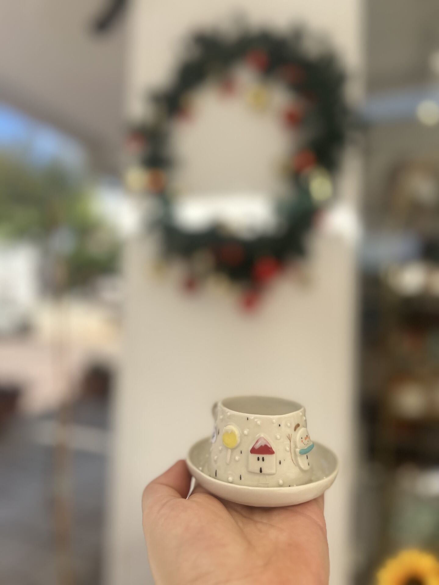 Kardan adam  Porselen Fincan