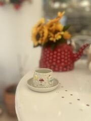 Kardan adam  Porselen Fincan