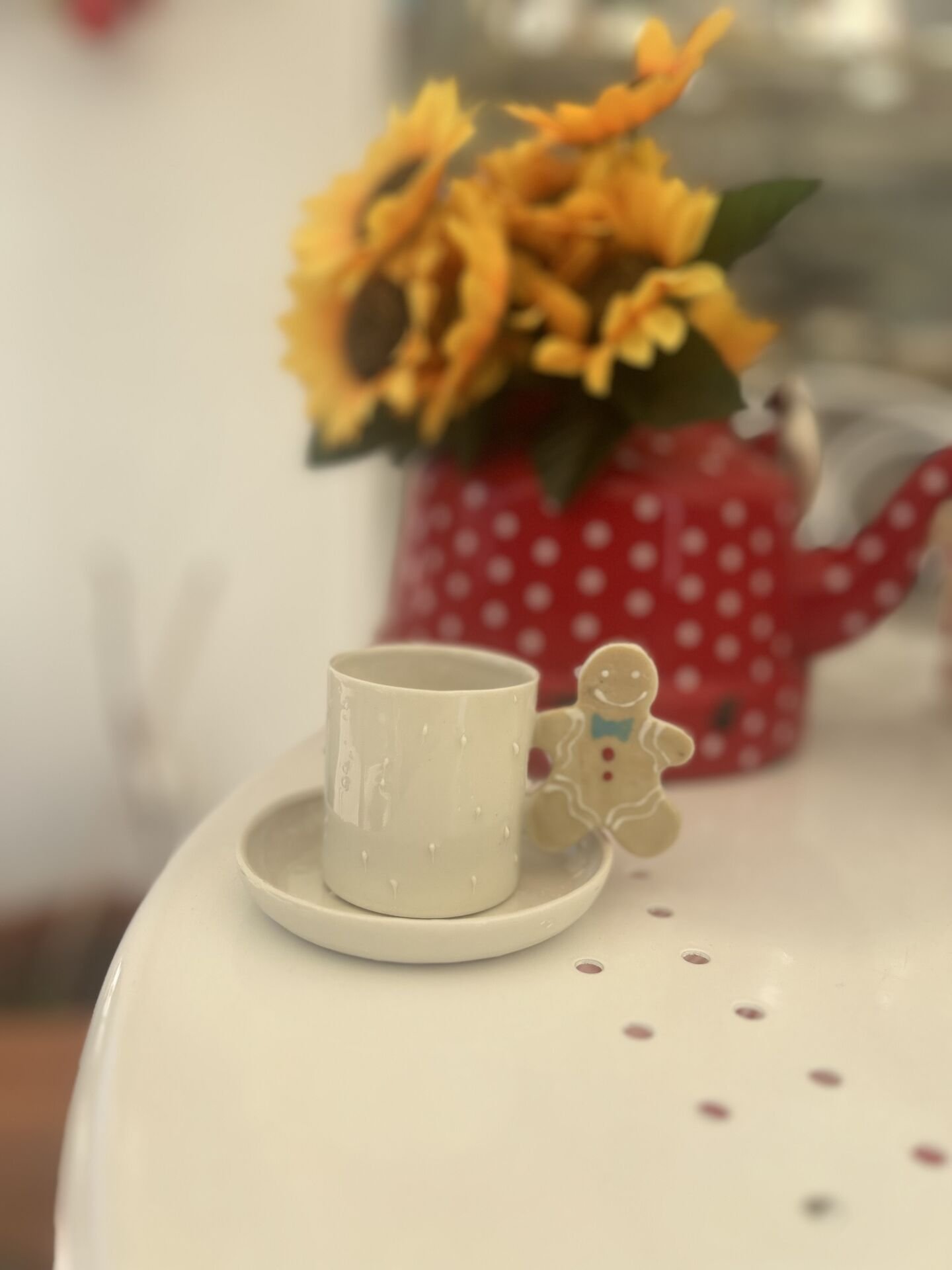 Kurabiye Adam Porselen Fincan