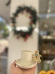 Kurabiye Adam Porselen Fincan