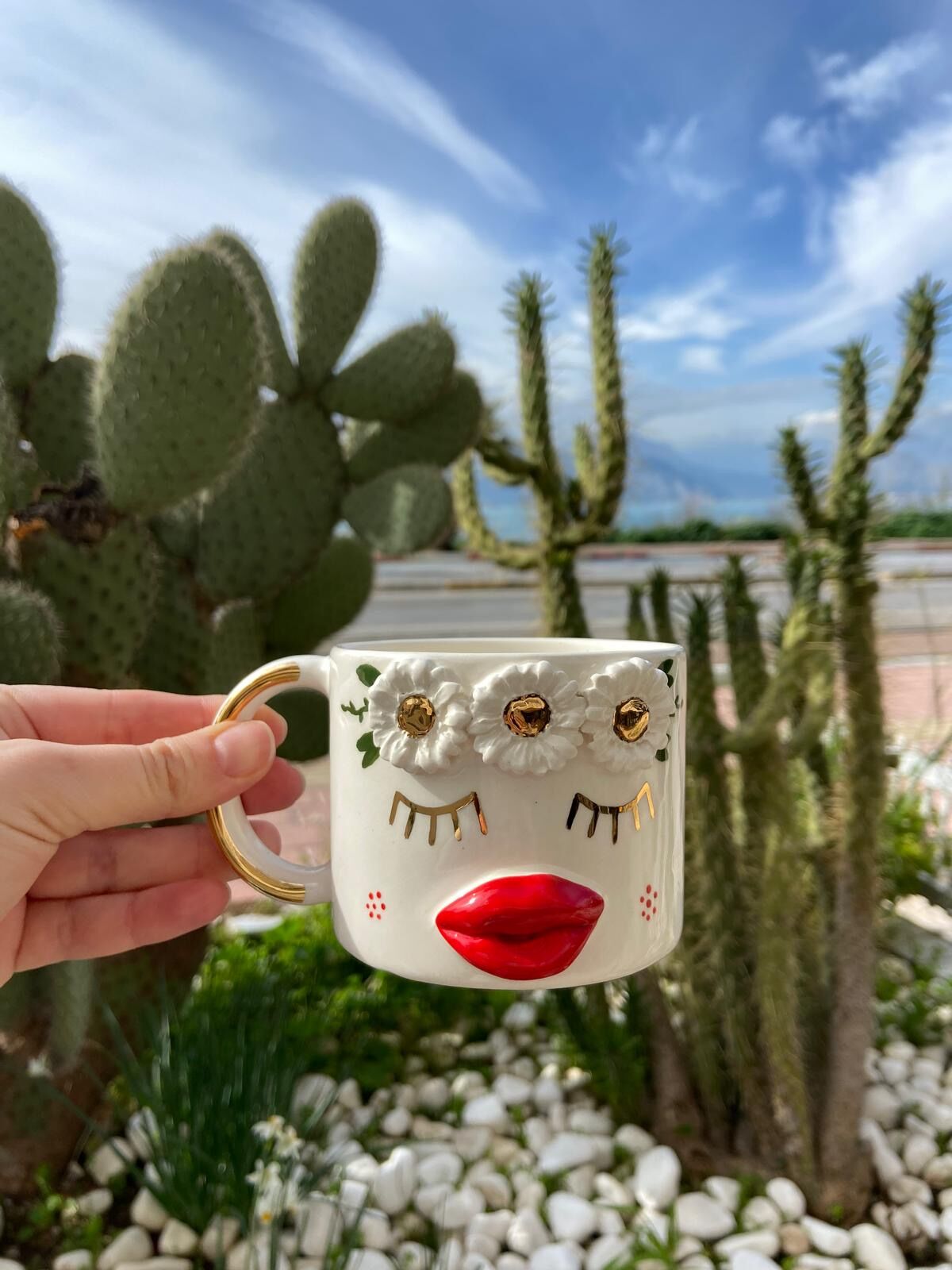 Çiçekli Kız  Kupa