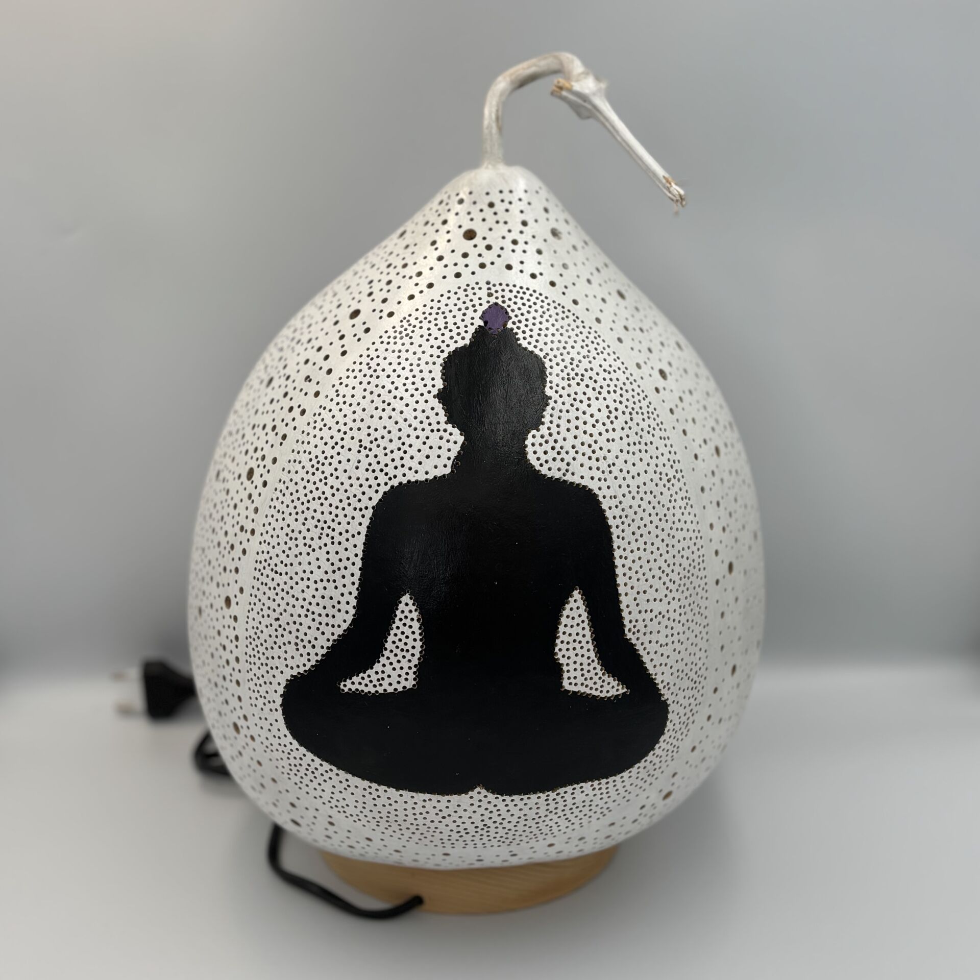 El Yapımı Su Kabağı Abajur