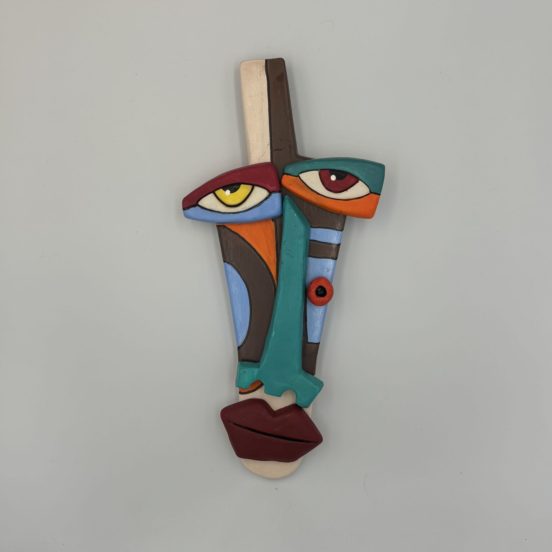 Mask Seramik Duvar Süsü