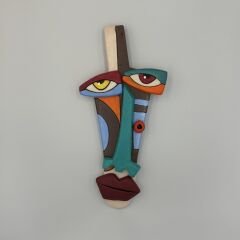 Mask Seramik Duvar Süsü