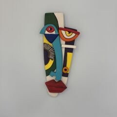 Mask Seramik Duvar Süsü