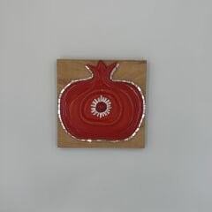 Kırmızı Nar Duvar Süsü