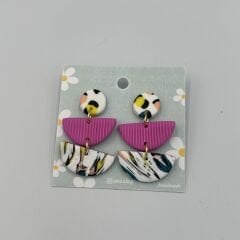 Renkli El Yapımı Küpe