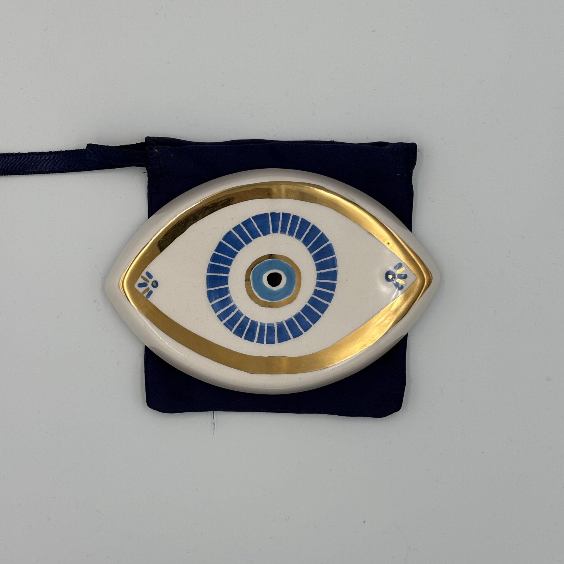 Göz Nazar Boncuklu Seramik Duvar Süsü